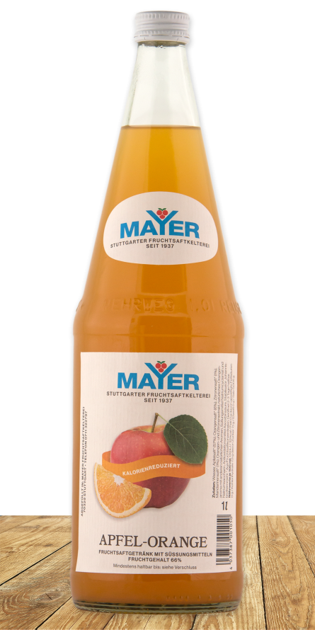 Leichte, frische Kombination aus Apfel und Orange