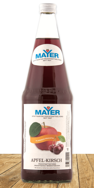 Mischgetränk aus Süßkirsche und Apfelsaft.