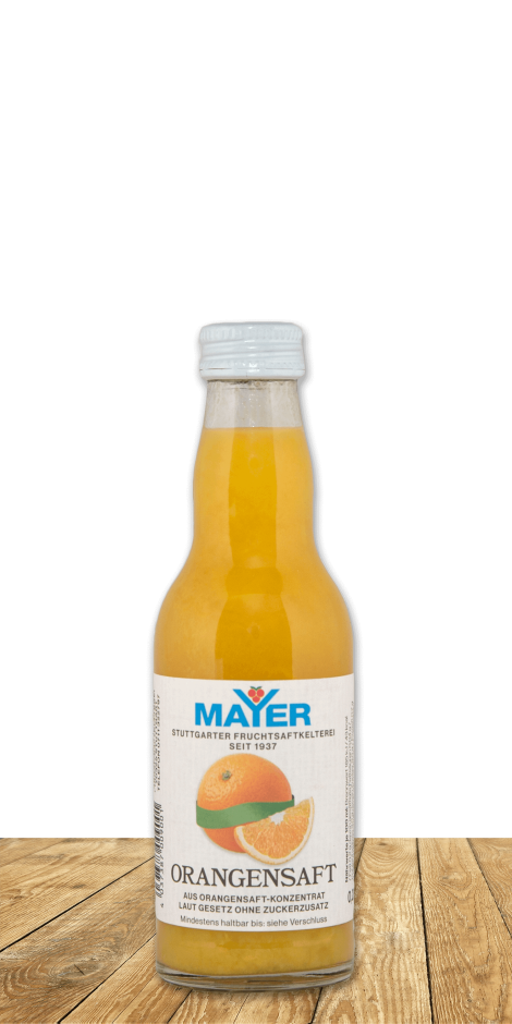 Aus 100 % sonnenverwöhnten Orangen