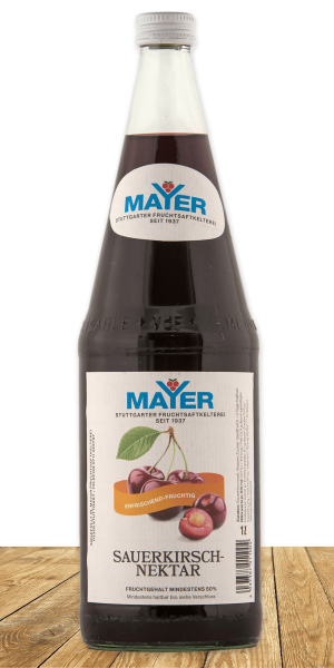 Intensiv, aromatischer Sauerkirsch-Nektar mit der feinsäuerlichen Note.