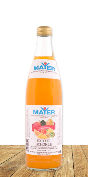 Mix aus exotischen Früchten, 60 % Fruchtgehalt.