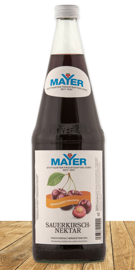 Intensiv, aromatischer Sauerkirsch-Nektar mit der feinsäuerlichen Note.
