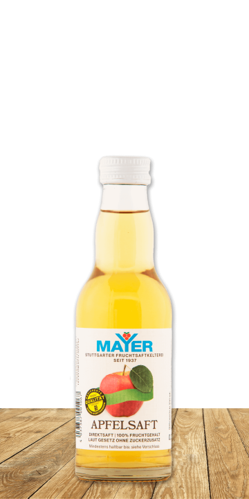 100%iger Apfel-Direktsaft, ohne jegliche Zusätze.