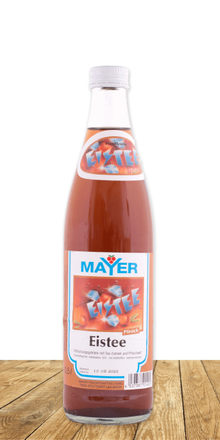 Eistee mit Tee-Extrakt und mildem Pfirsich