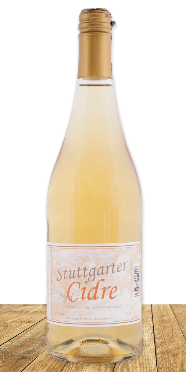 Unser prickelnd-erfrischender Apfel-Cidre: fruchtig, feinperlend und nicht zu herb.