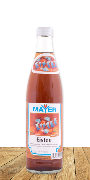 Eistee mit Tee-Extrakt und mildem Pfirsich