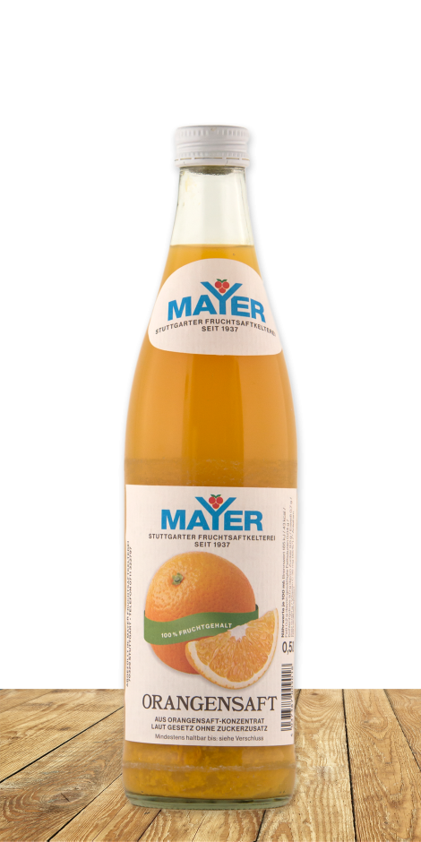 Aus 100 % sonnenverwöhnten Orangen